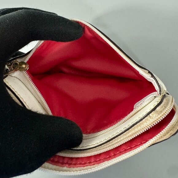 Coach White Leather Wristlet - Picture 9 of 14